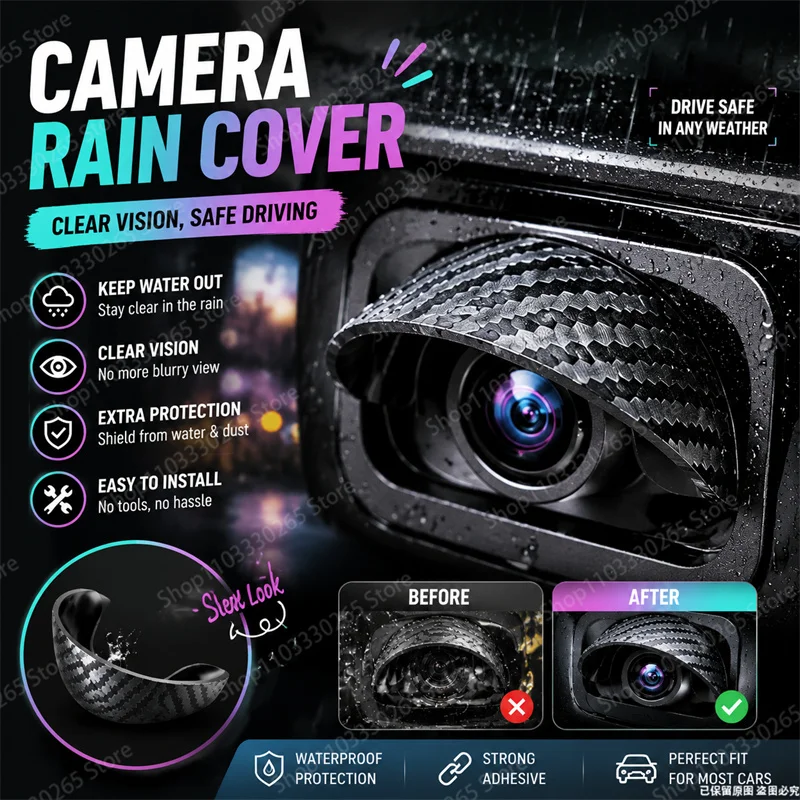 Camera Rain Cover - Cubierta impermeable y a prueba de