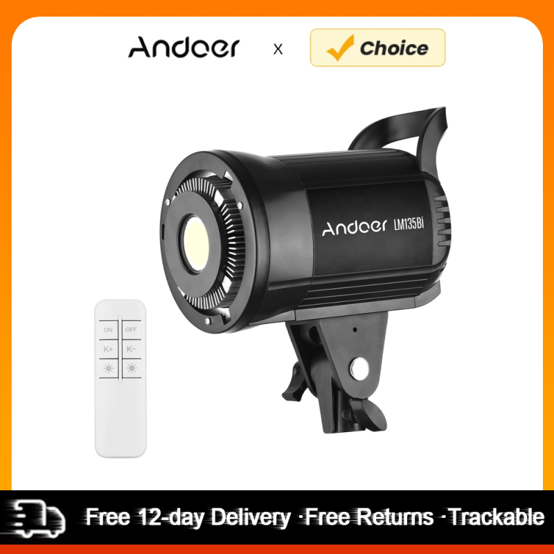 Photography Treatment - Andoer LM135Bi Luz de relleno LED
