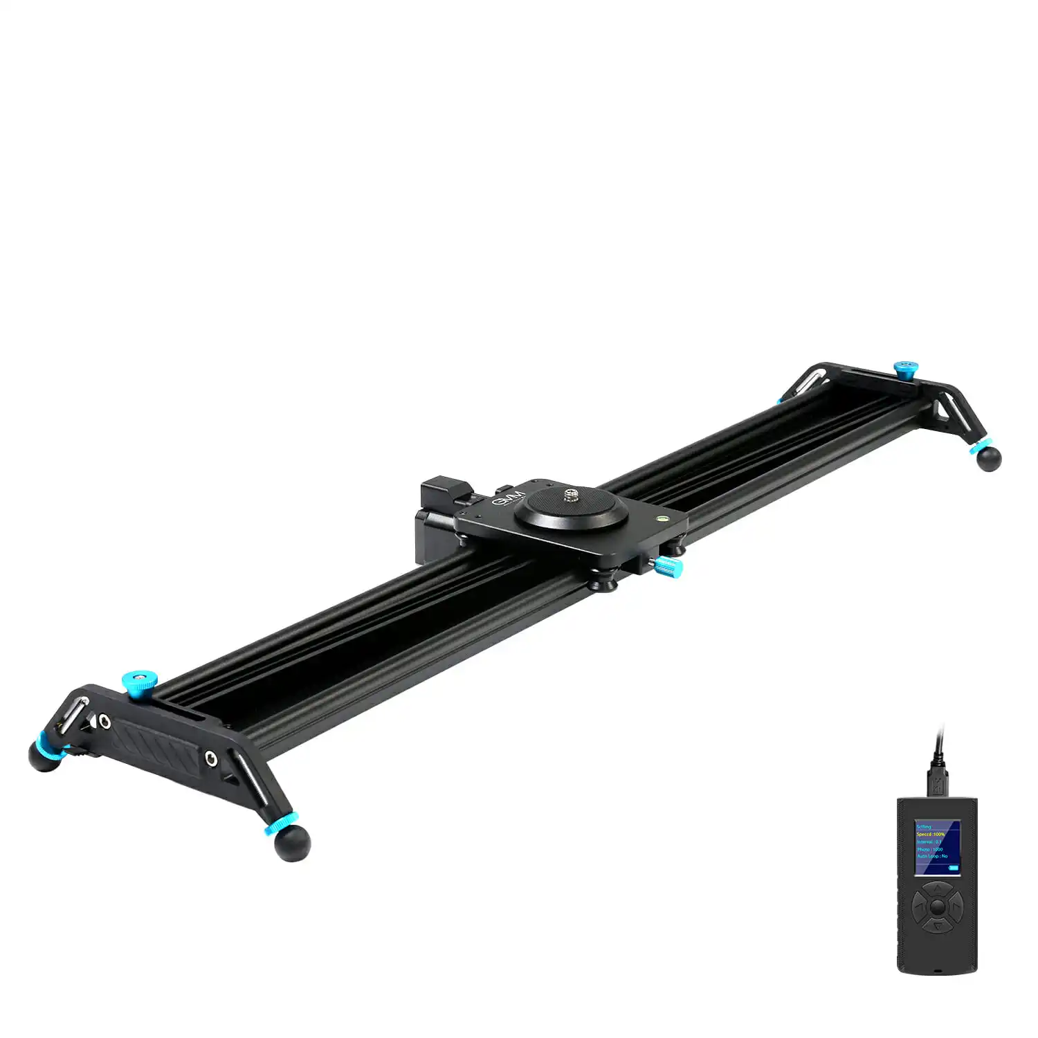 Camera Slider Rail - Riel deslizante motorizado de aleación de