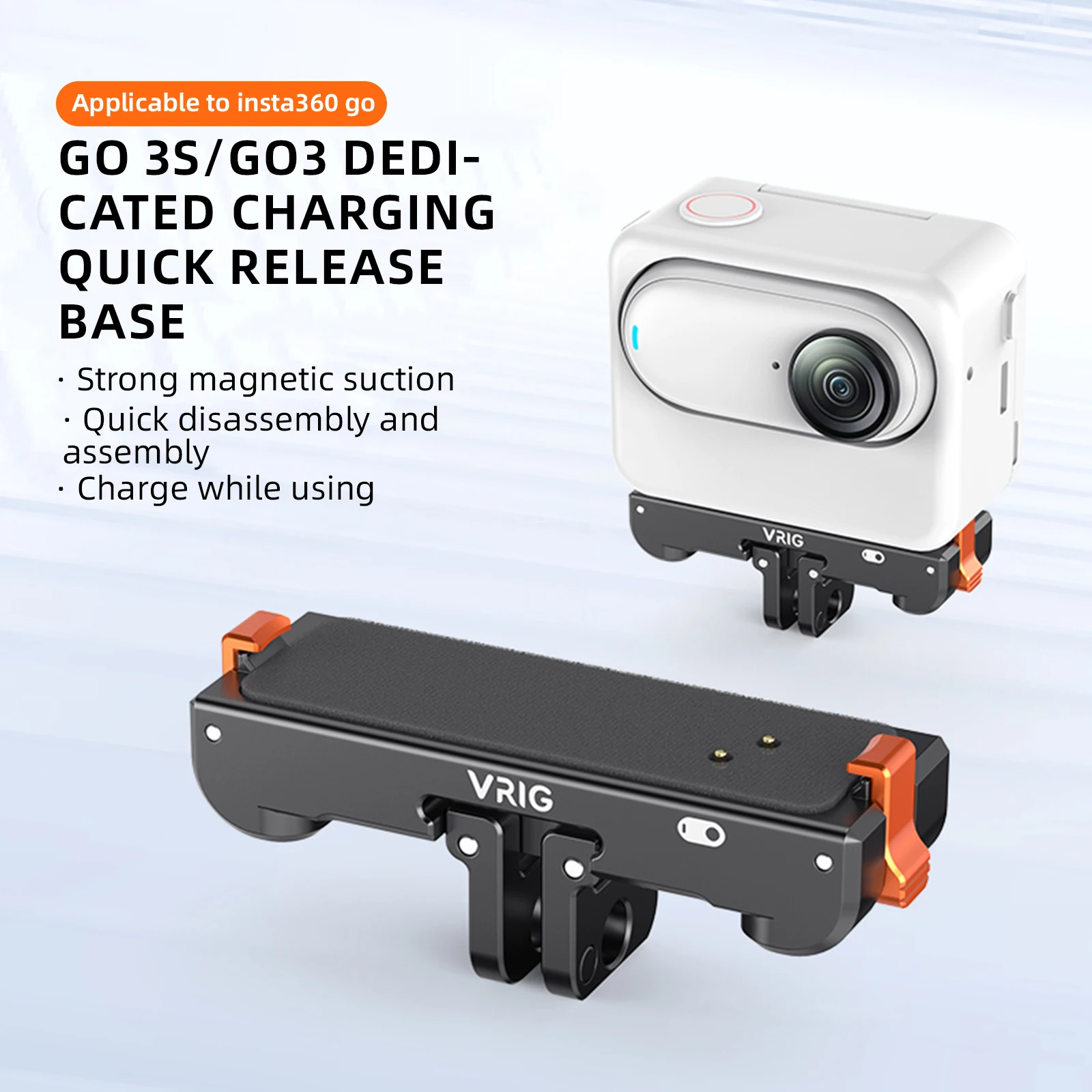 Insta360 Camera Go 3 - VRIG UURIG para Instan 360 GO