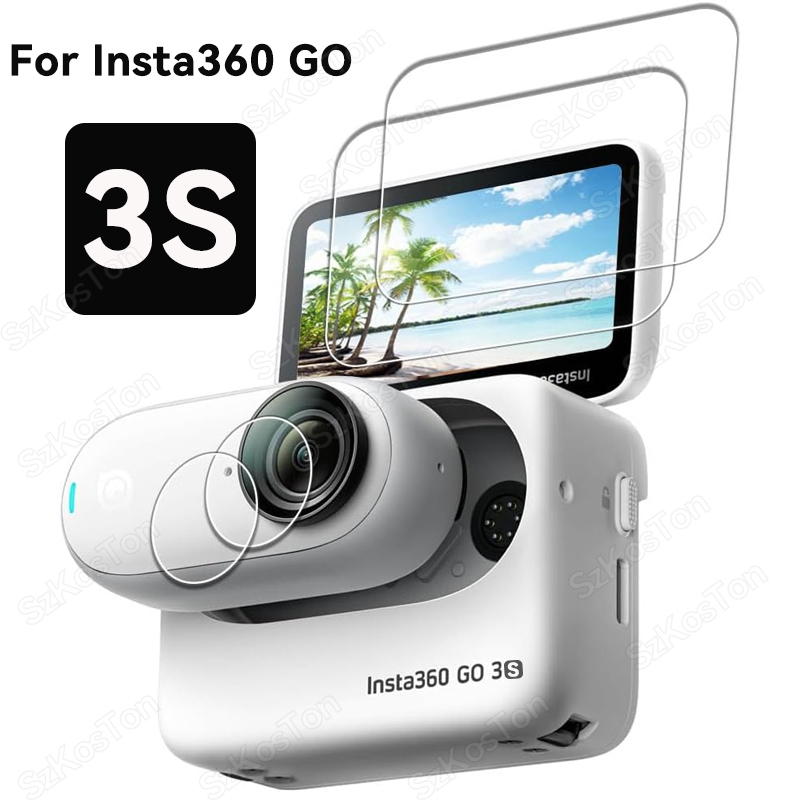 Insta360 Camera Go 3 - Protector de pantalla LCD de vidrio