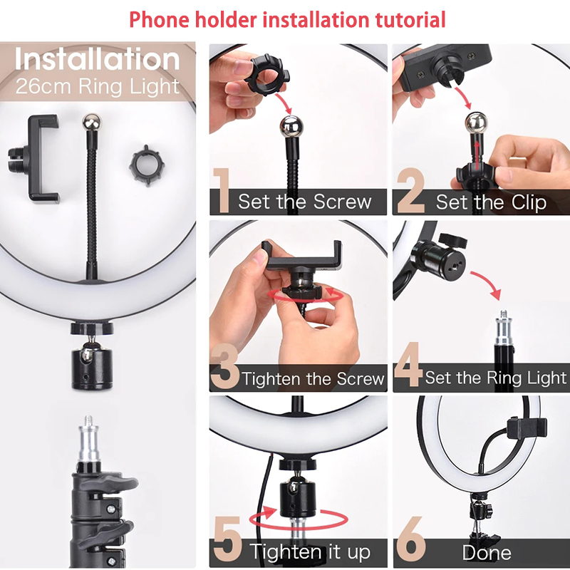 Anillo de Luz LED para Selfies - Photography Treatment reseña y precio