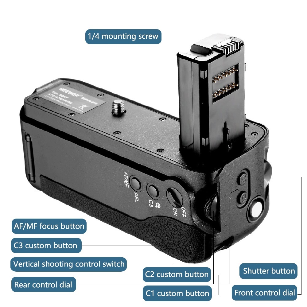 Mcoplus A7II Soporte de agarre - Camera Battery Grip reseña y precio
