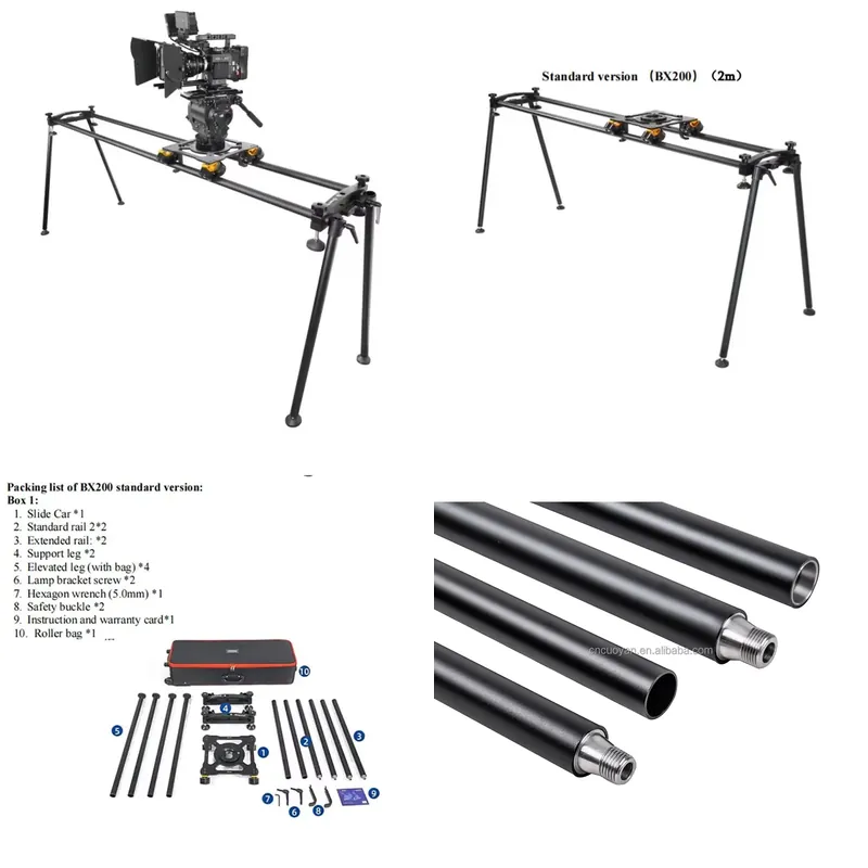 Deslizador de Cámara Portátil  - Camera Slider Rail reseña y precio