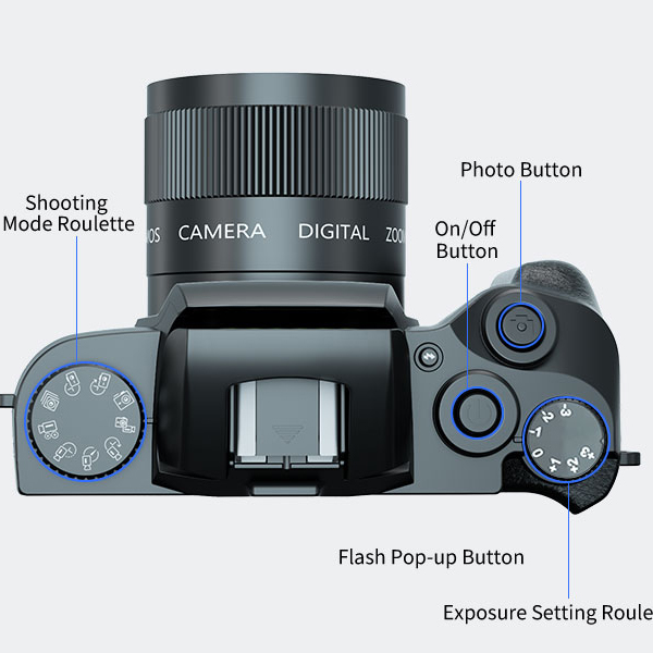 Videocámara Retro 4K con Wifi  - Photography Digital reseña y precio