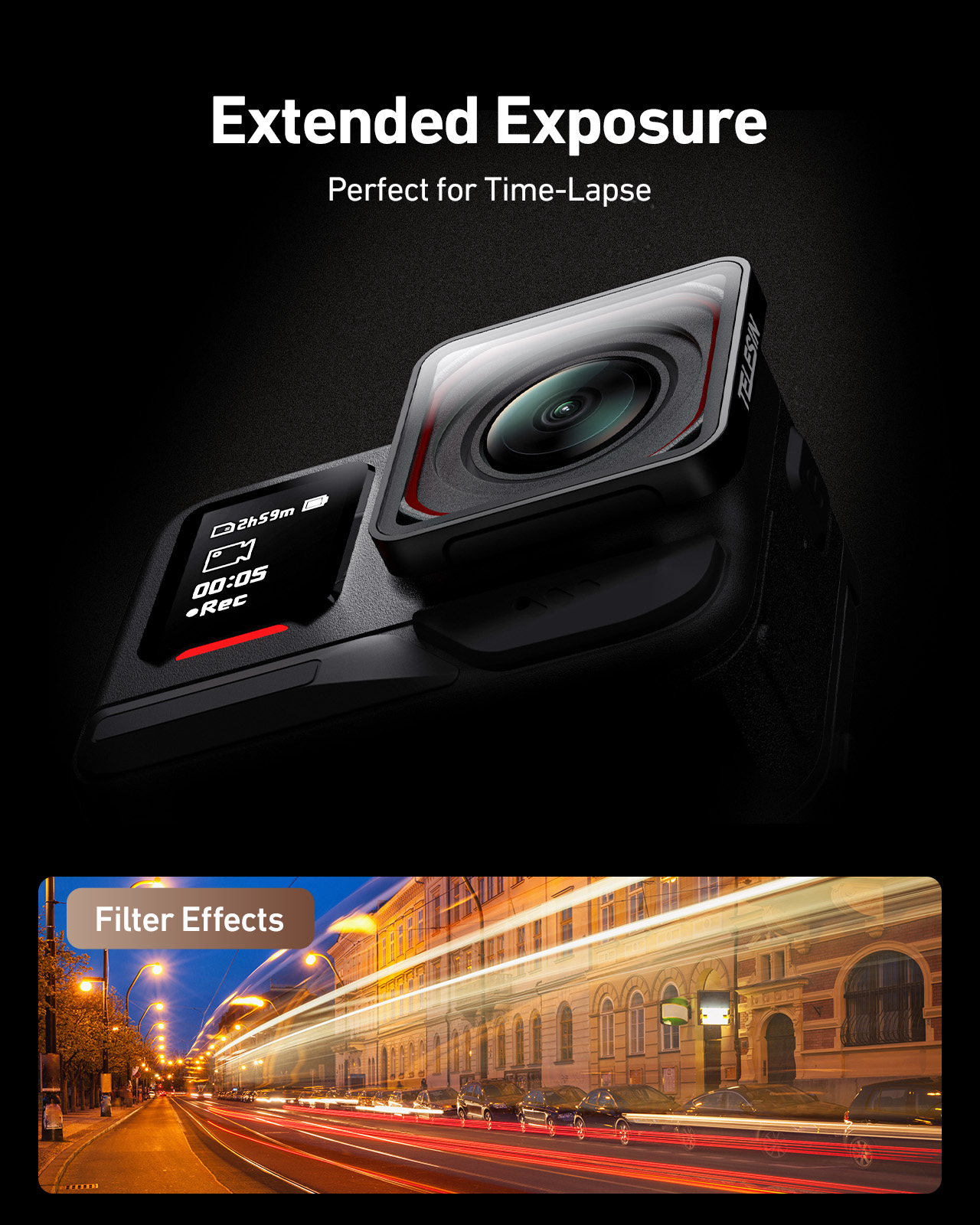 TELESIN CPL ND8 ND16 ND32 jueg - Nd Filter Set reseña y precio