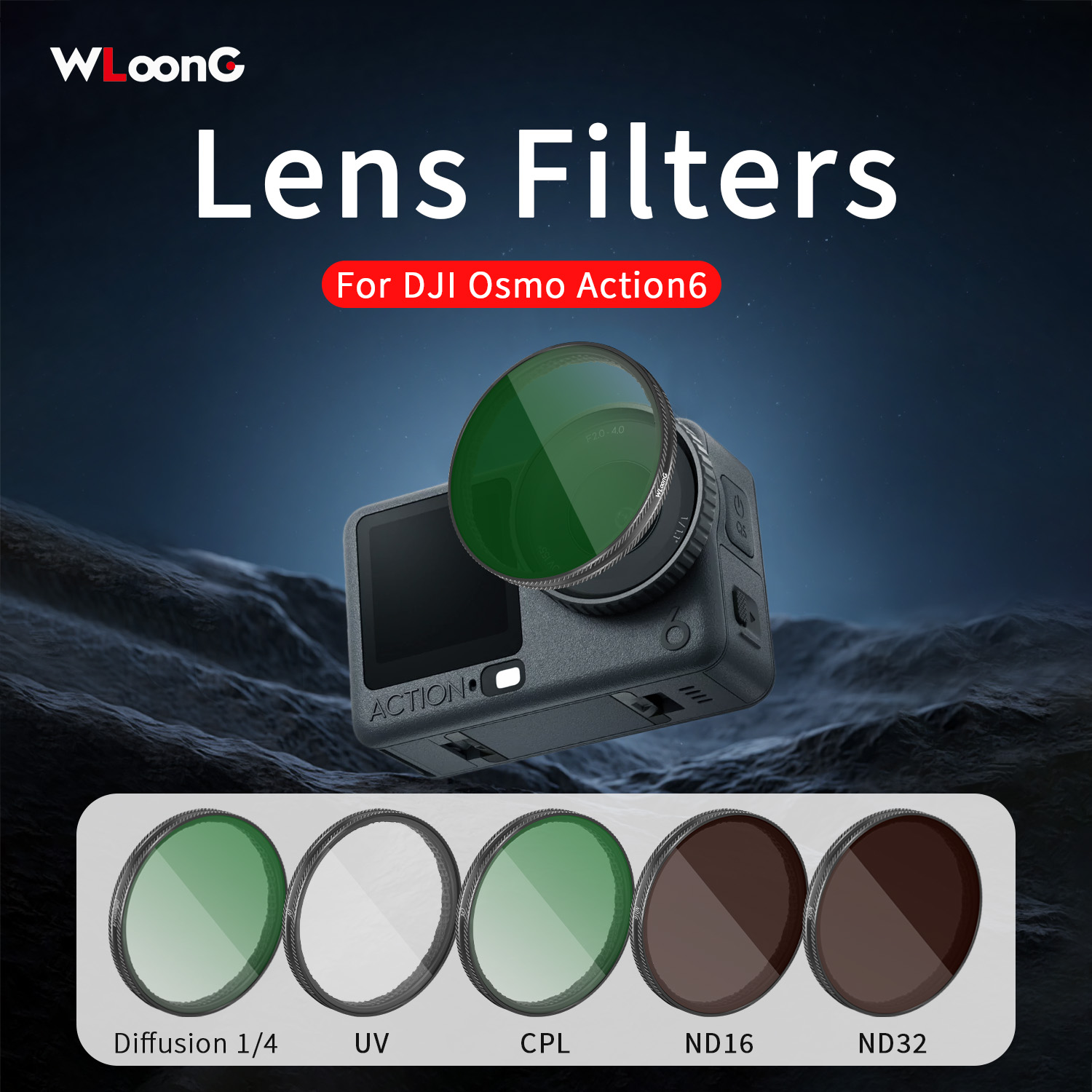Filtro de Lente para DJI Osmo  - Photography Sport reseña y precio