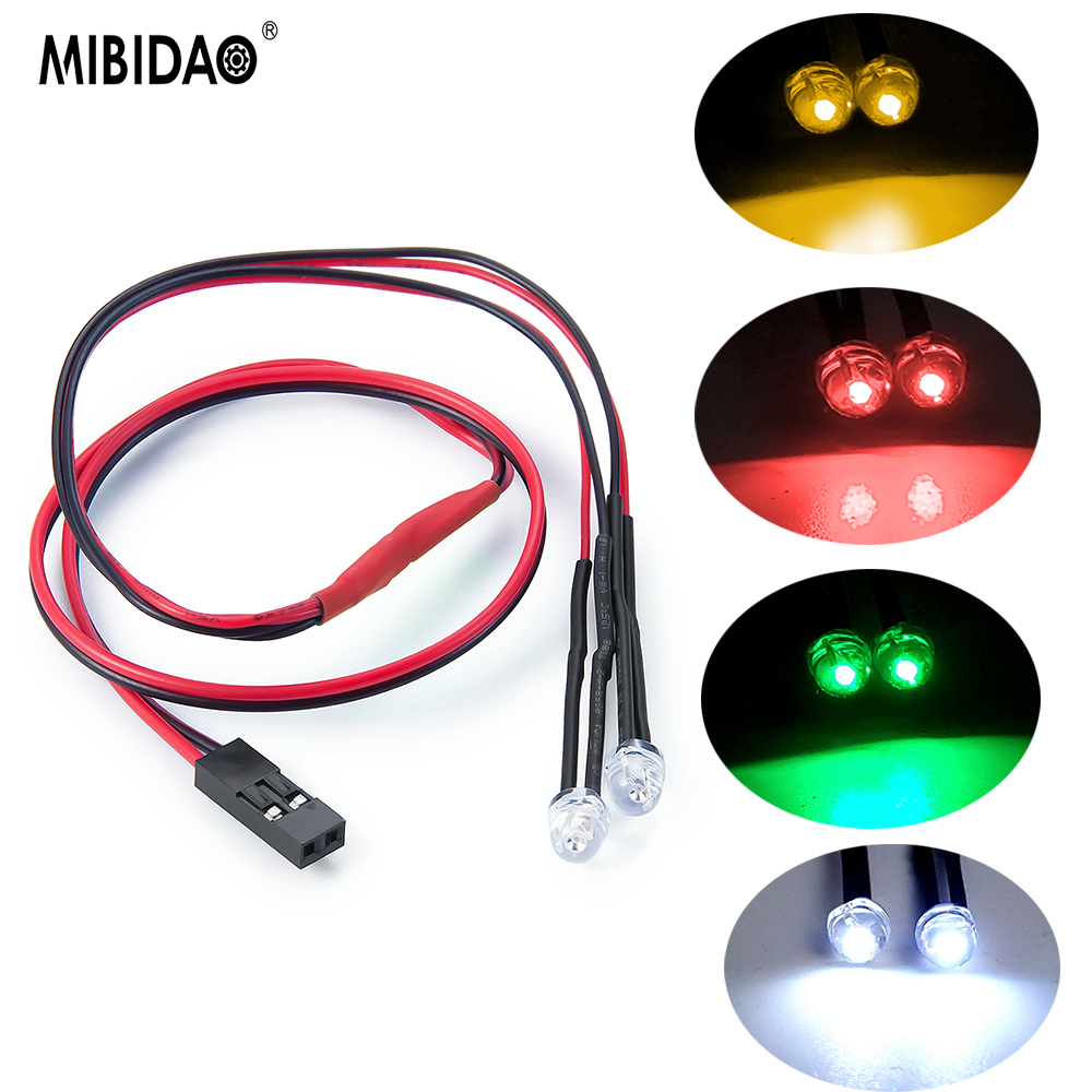 MIBIDAO RC coche luces LED foc - Photography Yellow reseña y precio