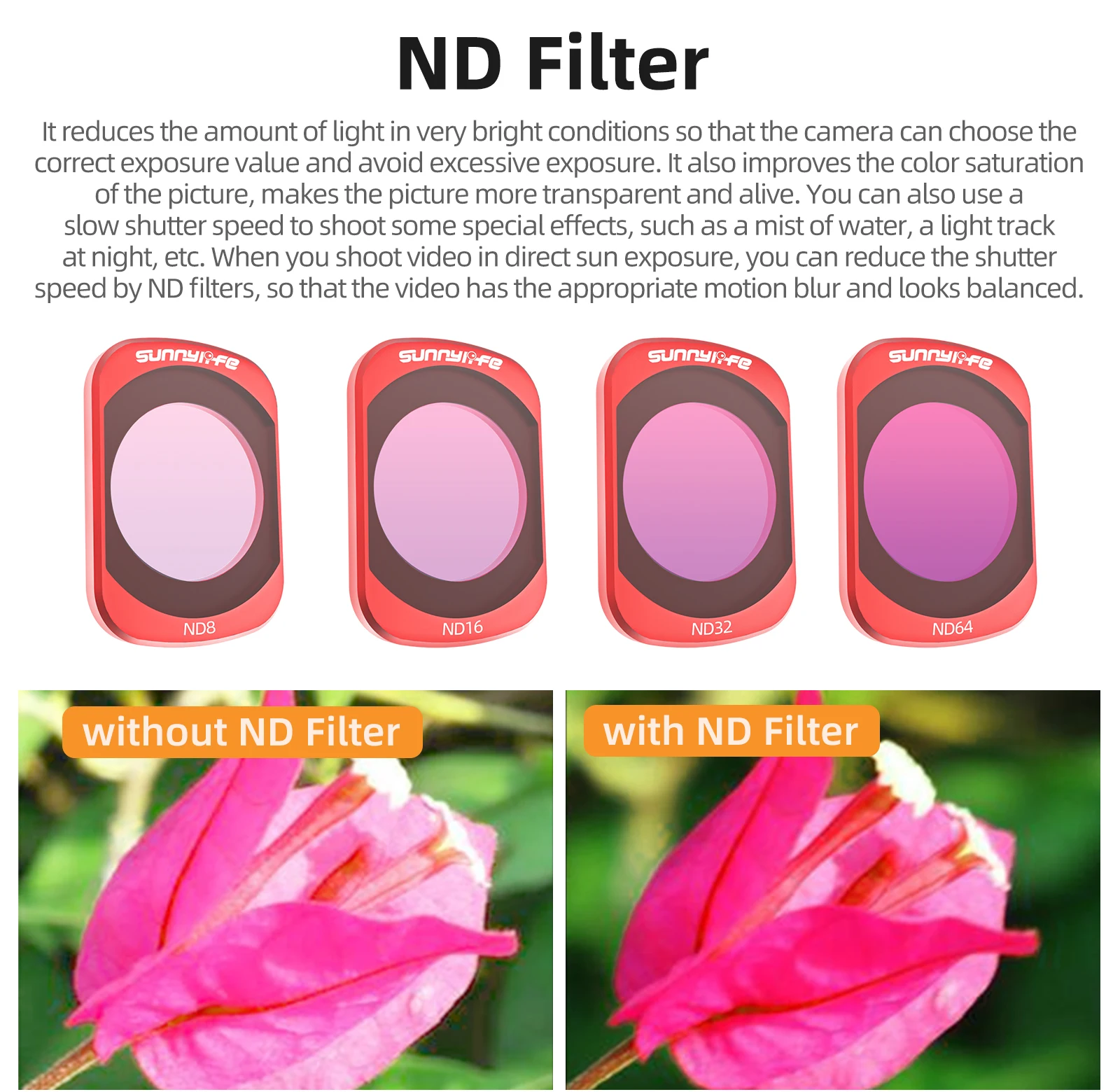 Juego de filtros ND para DJI O - Nd Filter Set reseña y precio