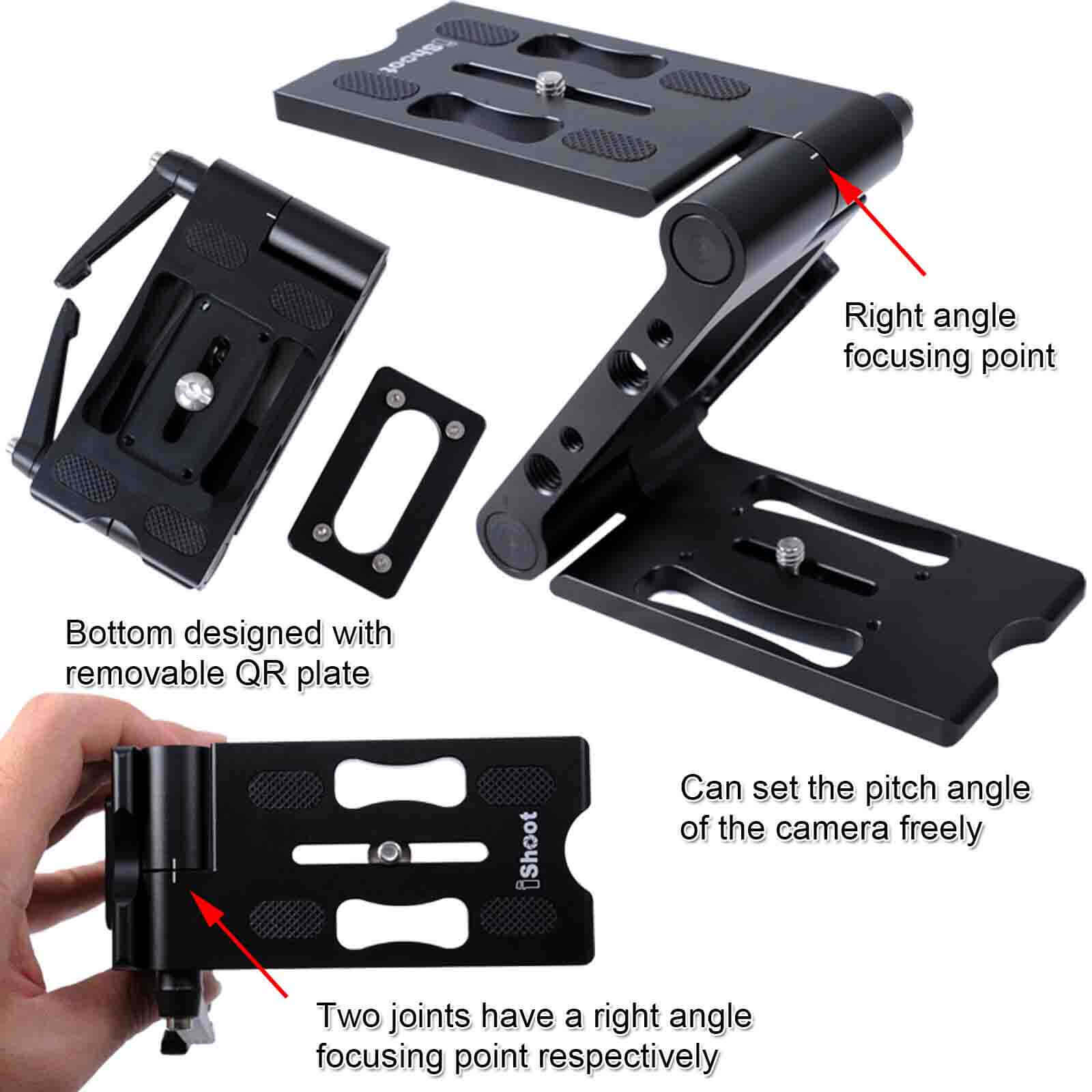 ISHoot Z Flex cabezal inclinab - Camera Slider Rail reseña y precio